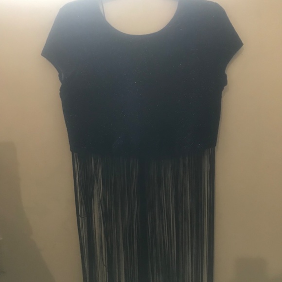 Blue Tassle Vest - Picture 2 of 3